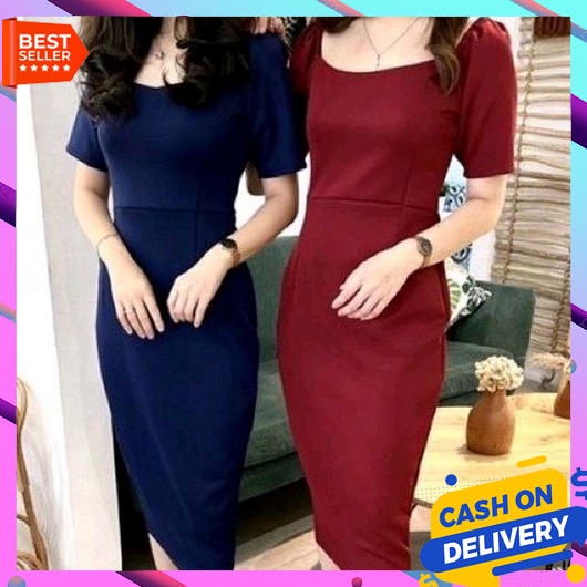 Dress Wanita Terbaru 2023 Korean Style Dewasa Mididres Remaja Mewah Wedding Hijab Adem Premium Maxid