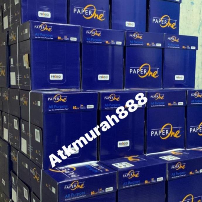 

KERTAS PAPERONE A4 80 GRAM 1 RIM / KERTAS HVS MURAH