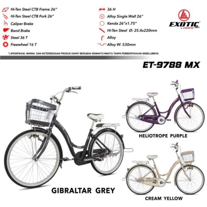 Terlaris Sepeda Mini Exotic Keranjang Dewasa 9788 Gx-Mx Boncengan