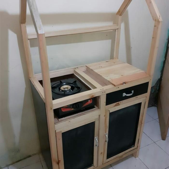 Terlaris Booth Stand Gerobak Roti Bakar/Sosis Bakar/Bakso Bakar Dll