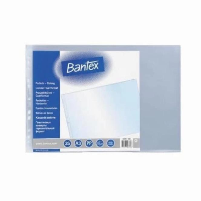

Baru Plastik Kantong/Pp Pocket Bantex A3 Landscape 2037 08 Antiglare Original