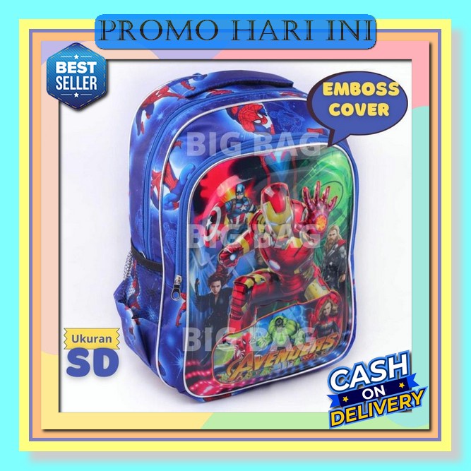 Termurah Tas Ransel Anak Sekolah Sd Laki Laki Timbul Ukuran Besar Dan Luas Import Terbaru Murah Baru