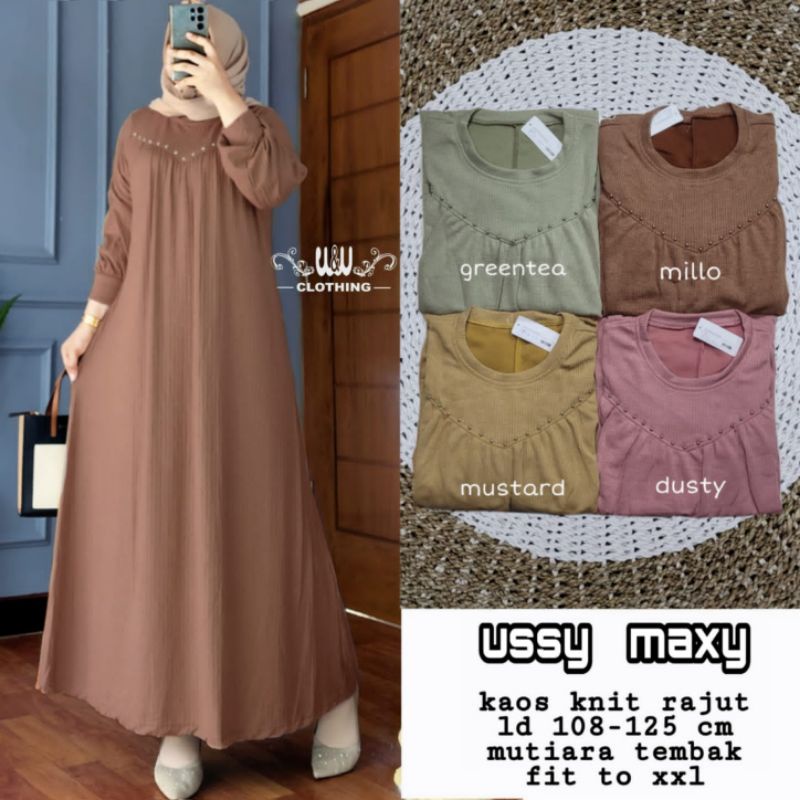 Ussy Maxy By W&W || Gamis Maxy Dress