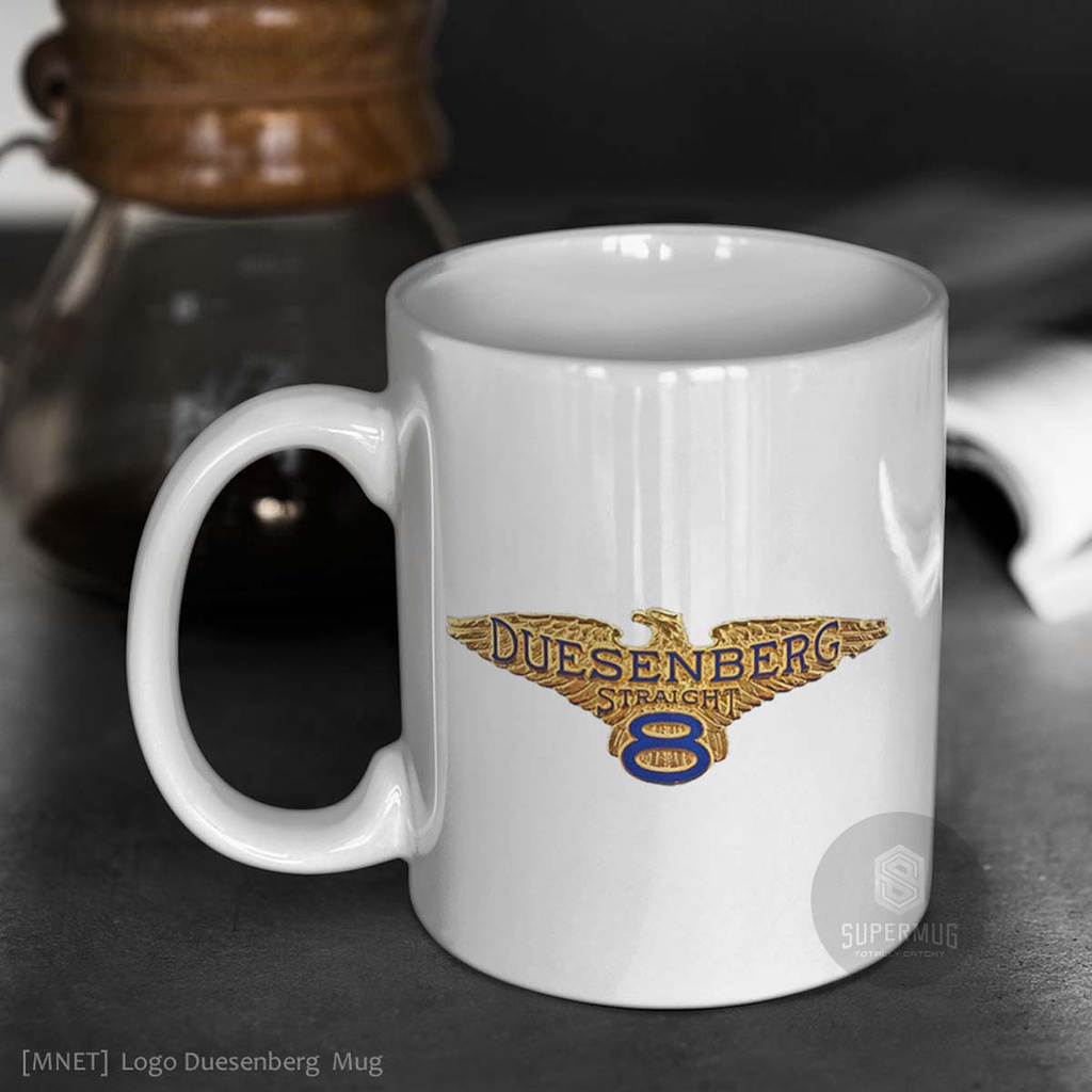 Gelas Mug Simbol Duesenberg Logo Mobil Cangkir Keramik Ikon