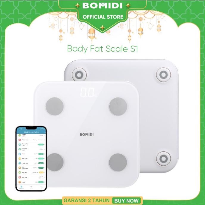 Bomidi Body Fat Scale S1 Timbangan Badan Smart Scale Digital Timbangan