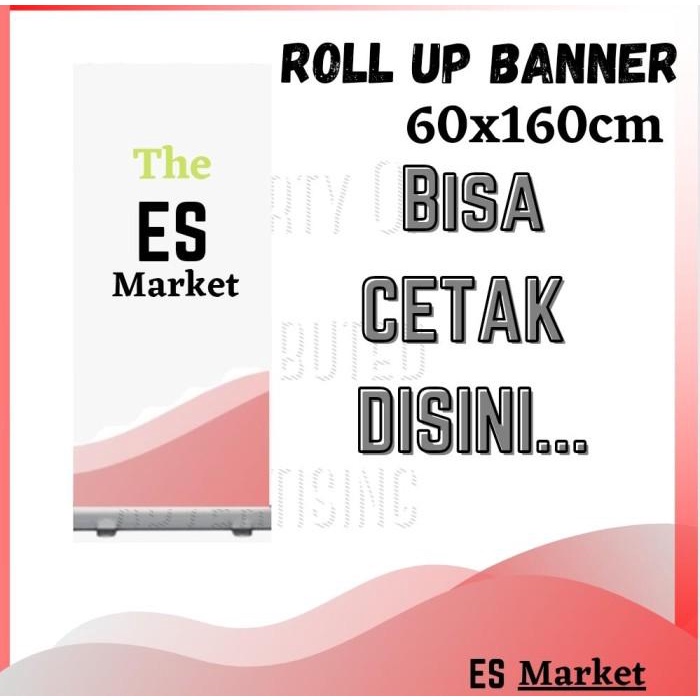 Terlaris Roll Up Banner 60X160Cm / Roll Banner 60X160Cm / Roll Up 60X160Cm