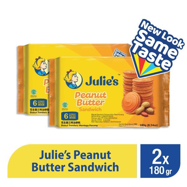 

Julies Peanut Butter Sandwich - 180 Gr ( 2 Pcs )