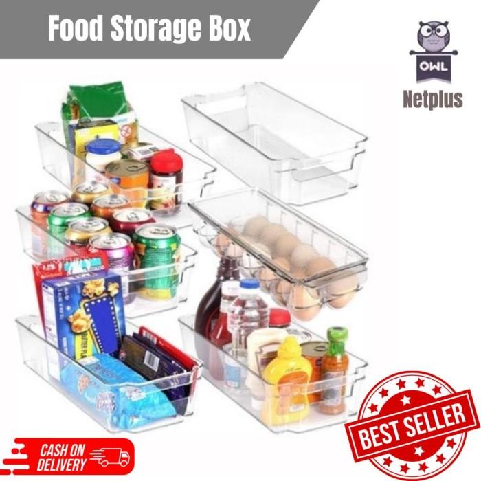 Terlaris Tempat Penyimpanan Kulkas Kontainer Box Kulkas Akrilik Rak Kulkas