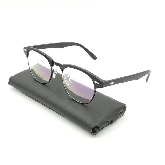 Paket Lensa Minus - Frame Kacamata Vintage Clubmaster