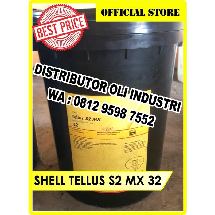 Terlaris Shell Tellus S2 Mx 32 ( Oli Hidrolik )
