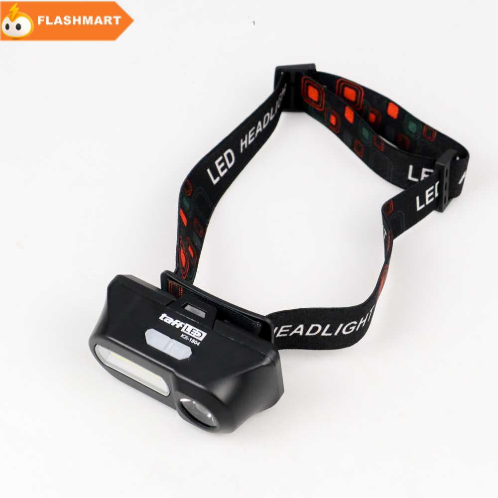 FLASHMART Headlamp Flashlight Headlight LED 3 Modes COB - KX-1804