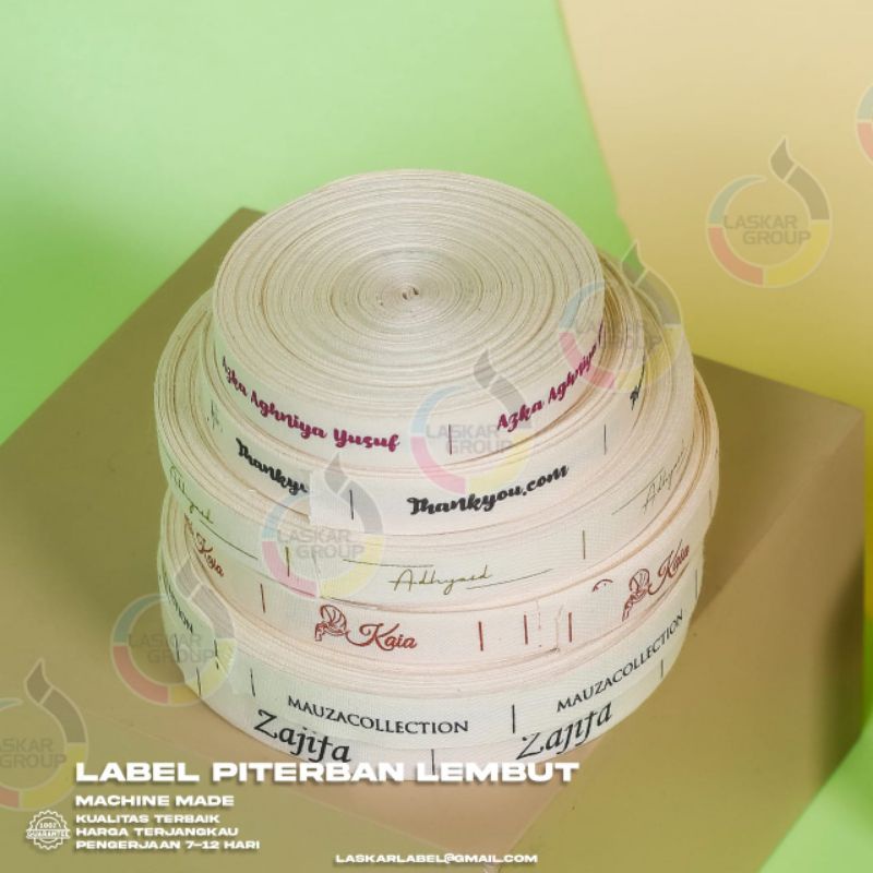 

Label katun import, label cap, label nama