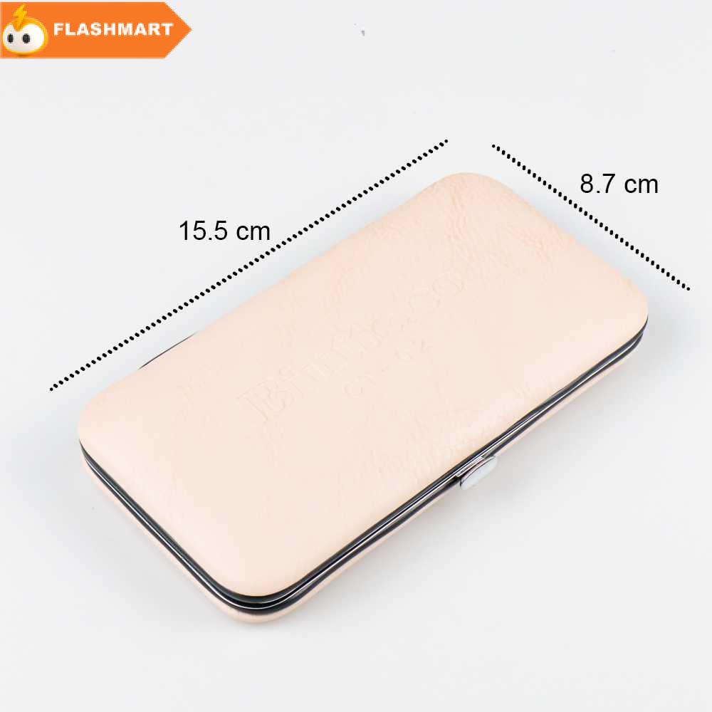 FLASHMART Gunting Kuku Nail Art Set Manicure Pedicure 12 PCS - CT02