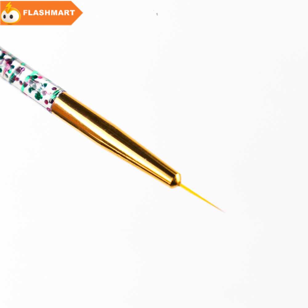 FLASHMART Brush Kutek Kuku Ultra-thin Liner Nail Art 3 PCS - HD042
