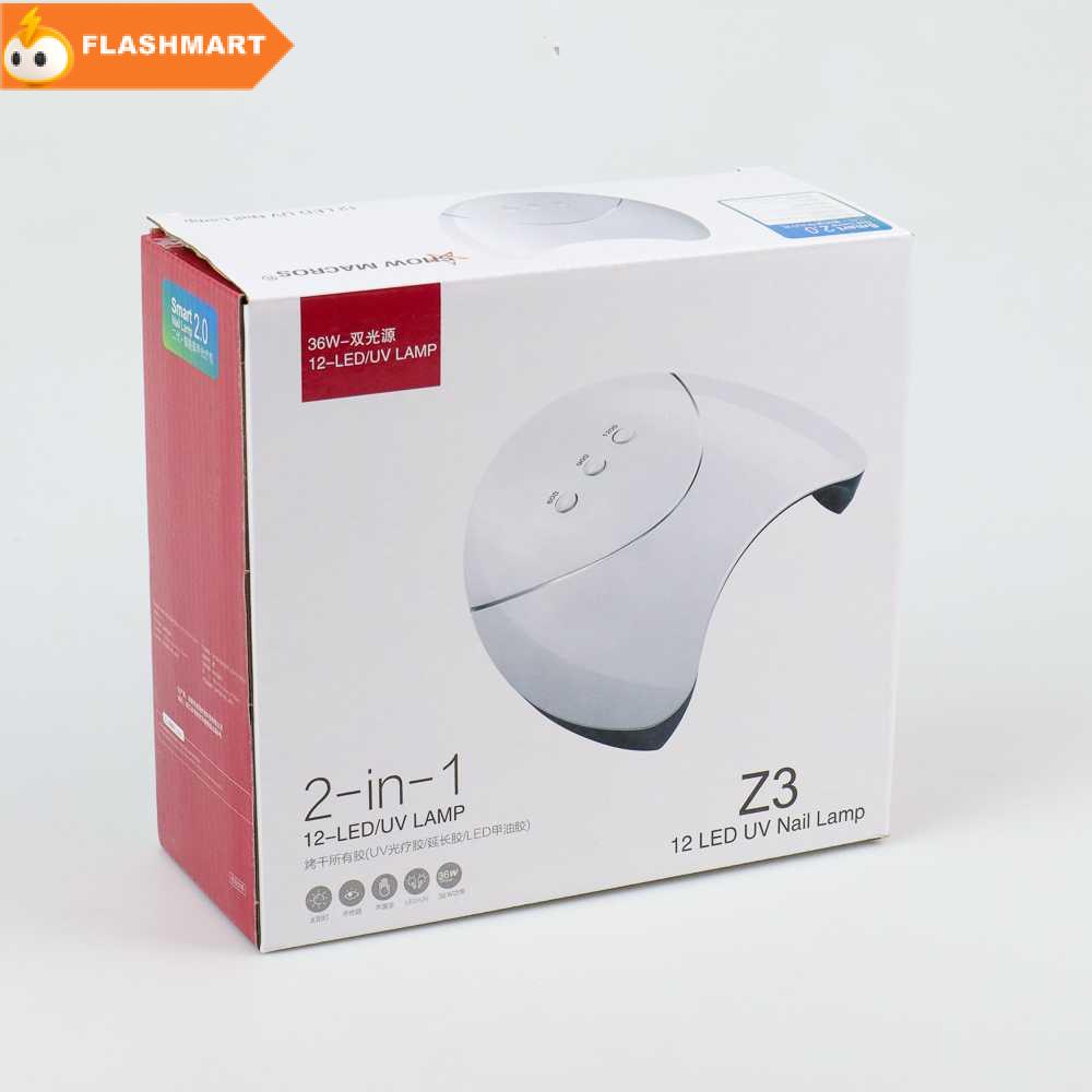 FLASHMART Pengering Kutek Kuku Smart UV LED Nail Dryer 36W - Z3