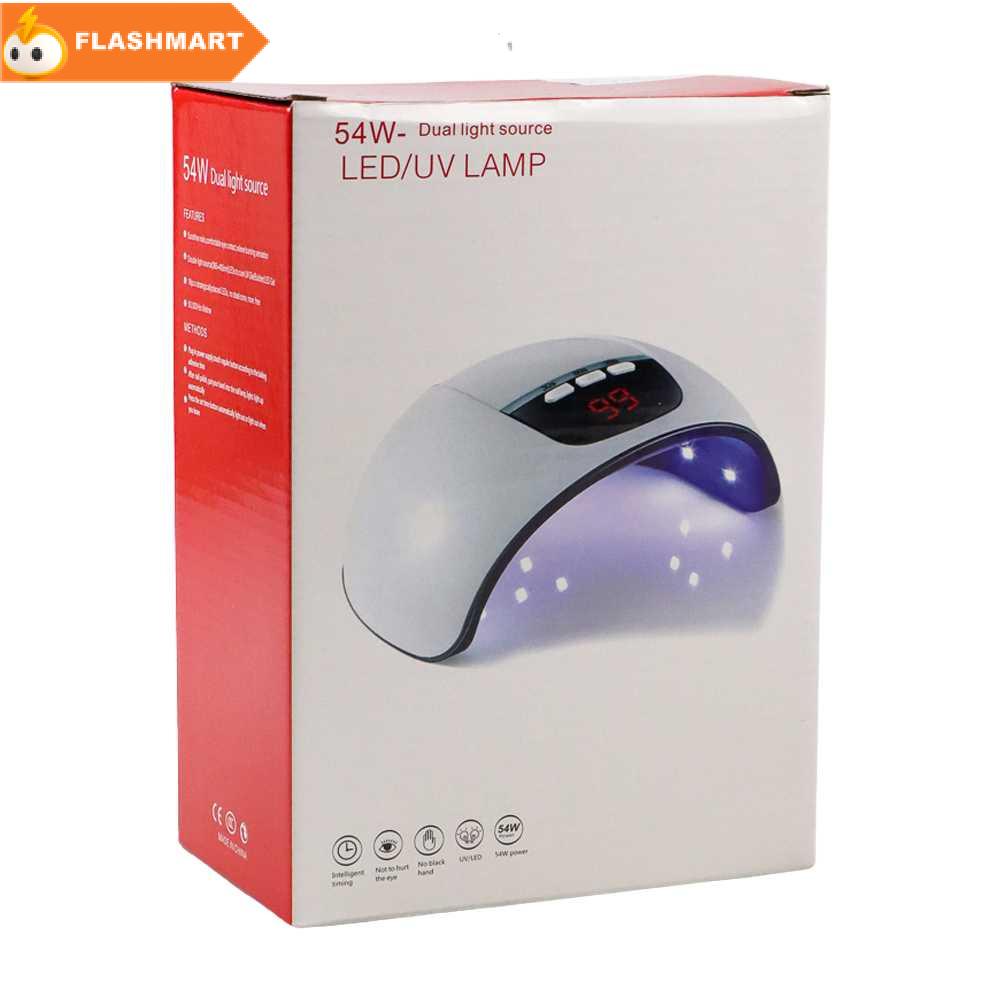FLASHMART Pengering Kutek Kuku UV LED Nail Dryer 54 W - SUN-X5