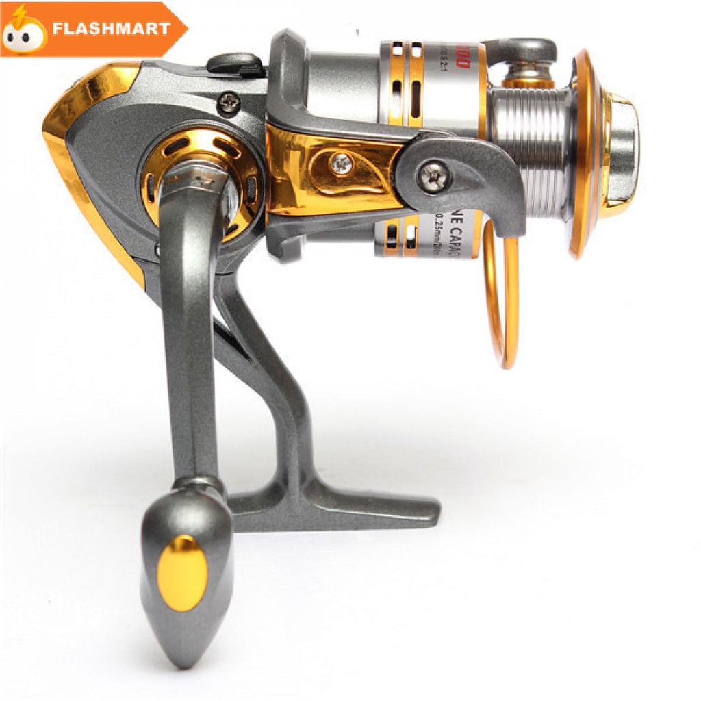 FLASHMART  Gulungan Pancing Metal Fishing Spinning Reel 4.9:1 Ratio 10 BB - DB6000