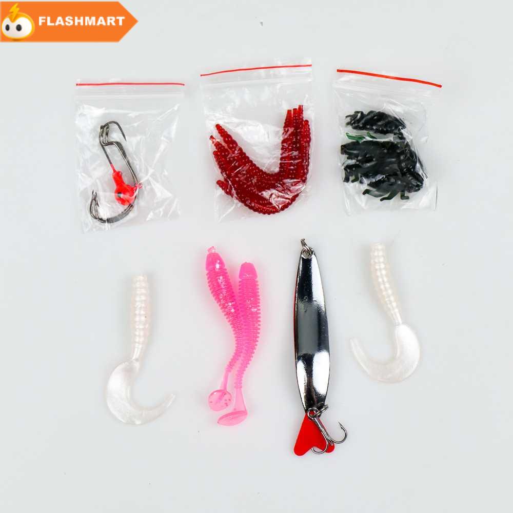 FLASHMART Umpan Pancing Ikan Set Fishing Bait Kit 45PCS - DWS250-C