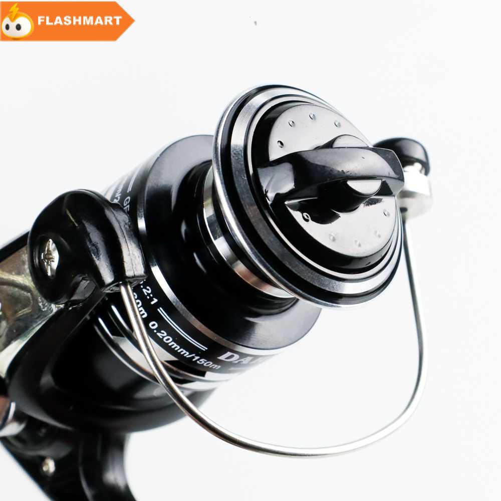 FLASHMART  Dark Spider DS2000 Spinning Reel Pancing 5.2:1 12+1 Ball Bearing