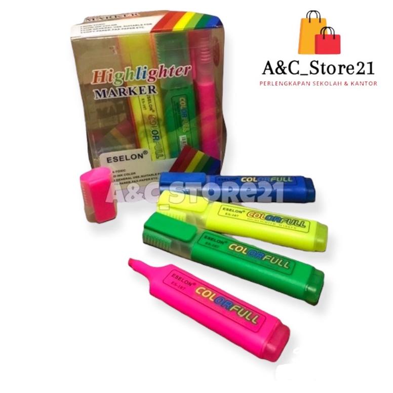 

Stabilo / Highlighter Pen Satu Pak Isi 12 Pcs