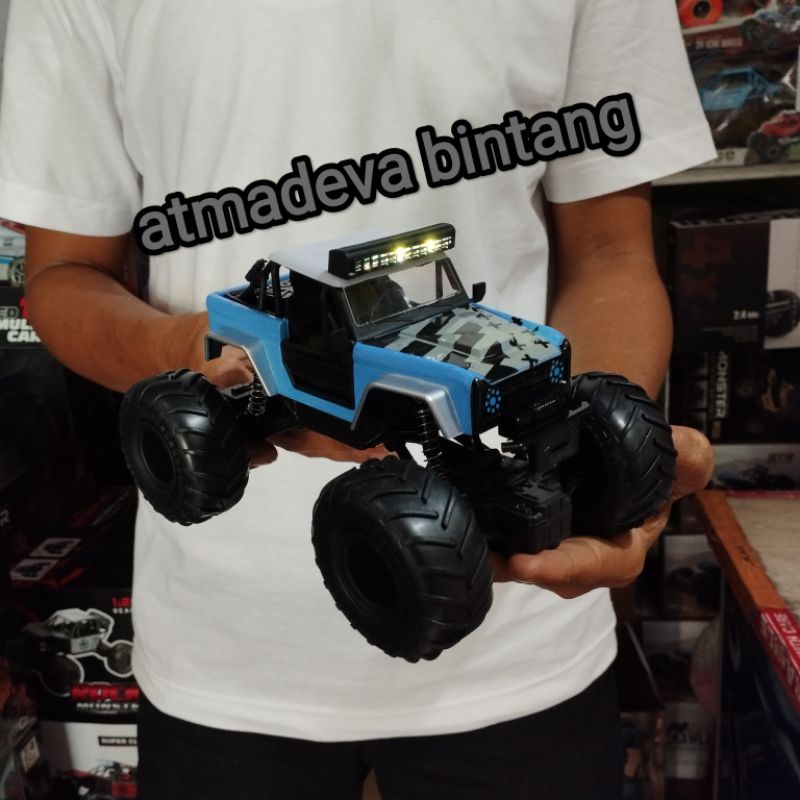 Mobil Remote Control Hero Deffender Led Scale 1:20 Batre Cash Mainan Keluarga Murah