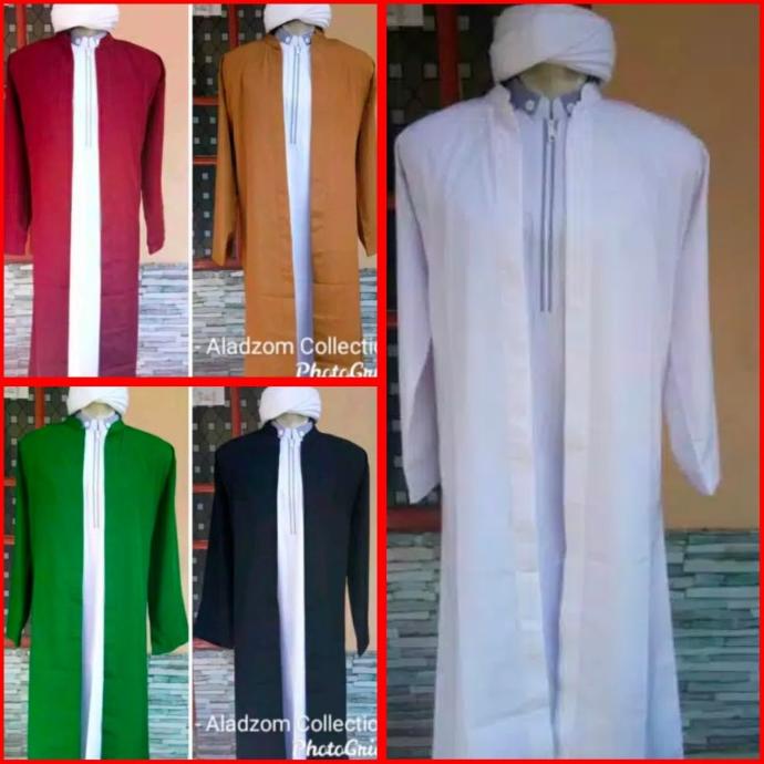 jubah luaran habaib ustad saudi bahan bagus banget