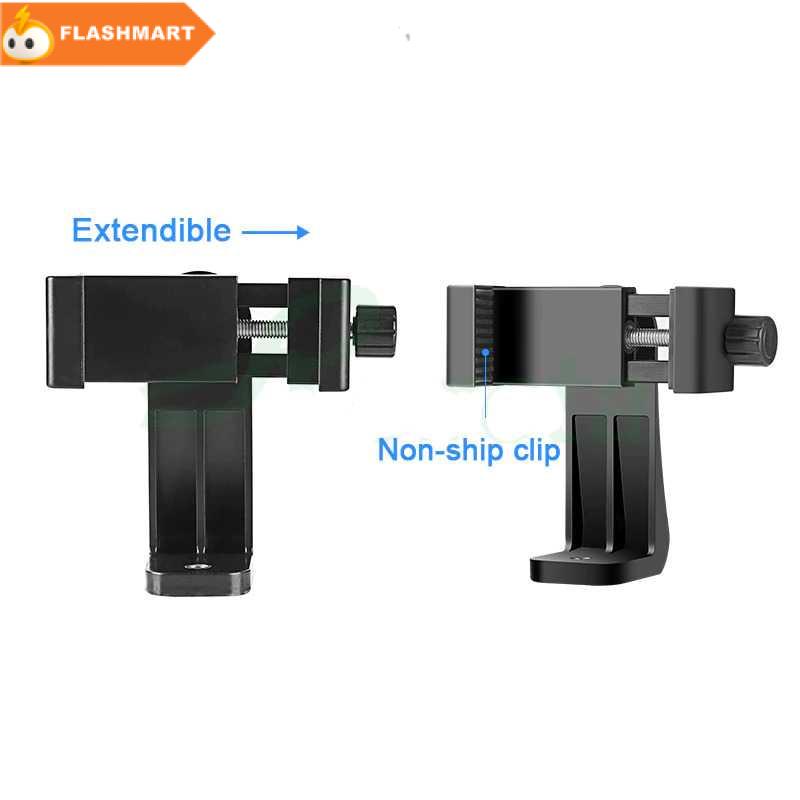 FLASHMART NEWCE Dudukan Smartphone Clip Rotate Bracket Holder Tripod Monopod - SJZ16