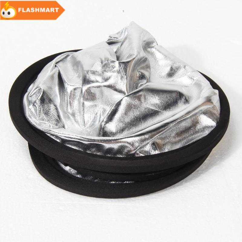 FLASHMART TaffSTUDIO Round Reflektor Cahaya Foto 2 in 1 Gold Silver - YE-R110