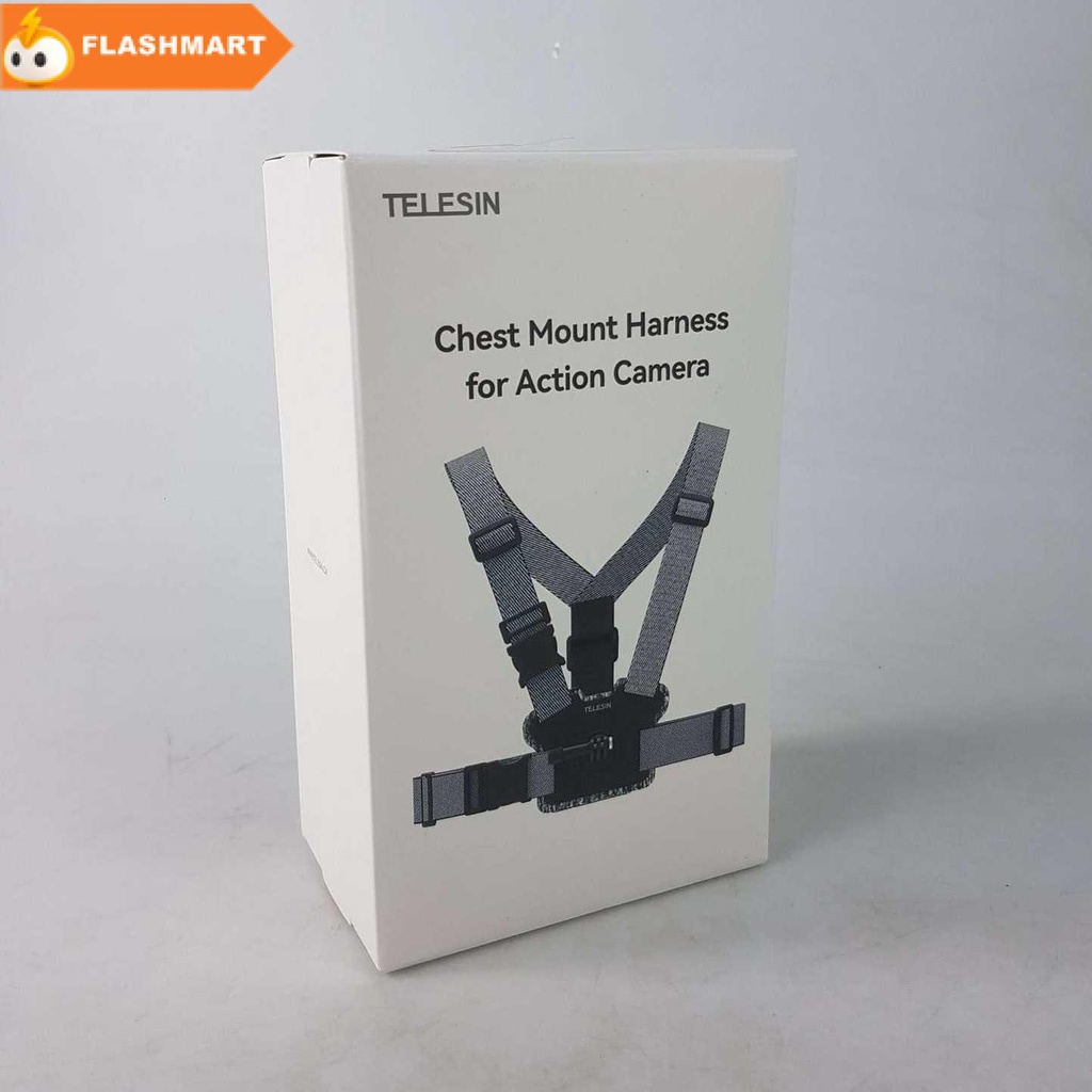 FLASHMART TELESIN Double Mount Chest Strap for Action Cam - GP-CGP-T06