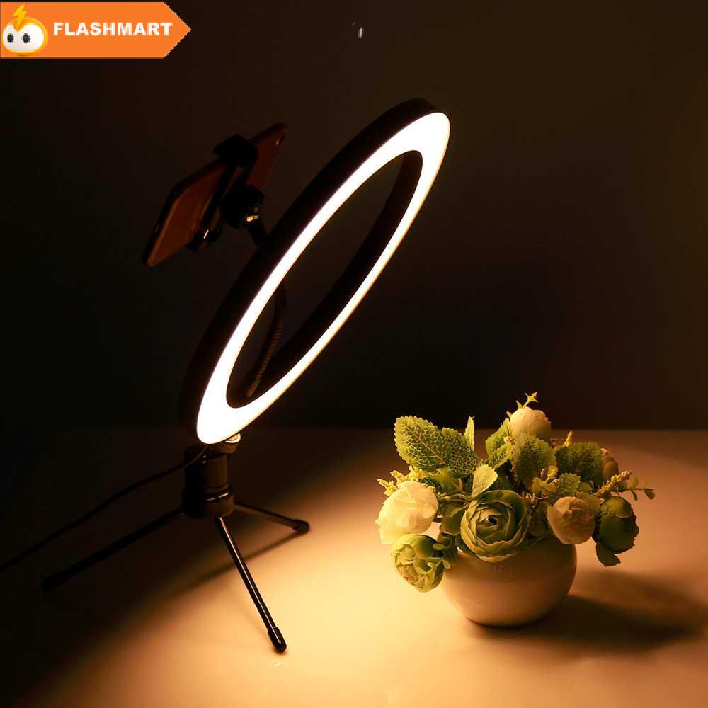 FLASHMART Lacyfans Halo Ring Light LED 120 LED 10 Inch Holder+Mini Tripod - RL-128