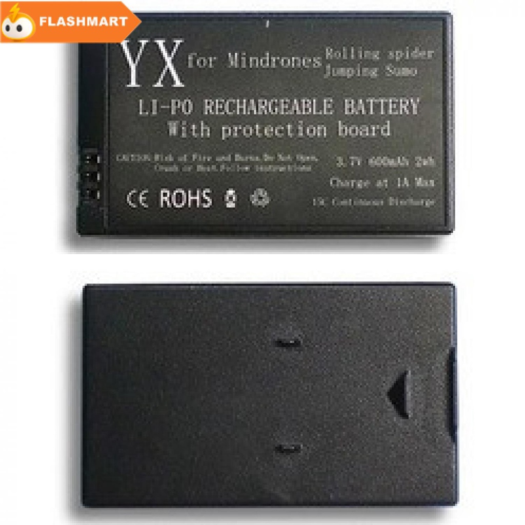 FLASHMART YX Battery for Parrot Mini Drone 3.7V 600mAh 2Wh