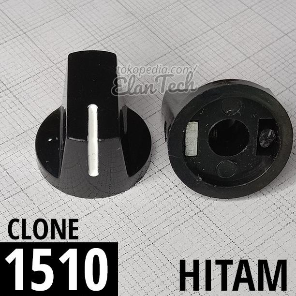 Knob Potensio Davies 1510 Clone Hitam Black Knop Efek Gitar Elan73c Juara