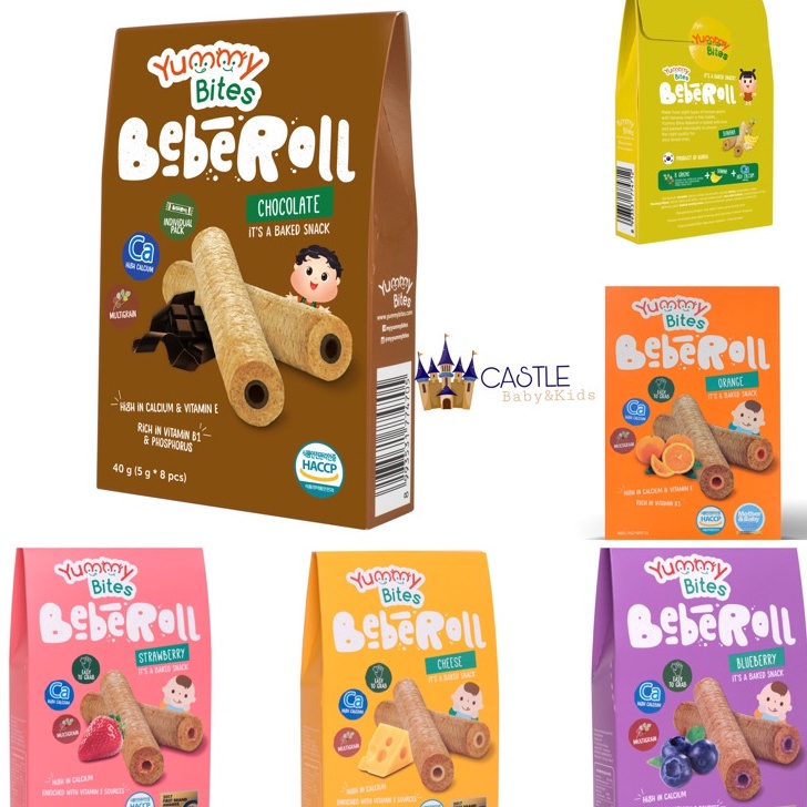 [KODE L9ROB] Castle - Yummy Bites Beberoll Bebe Roll