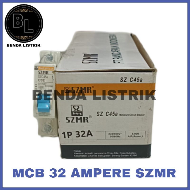 MCB Listrik 1 Phase 32a SZMR SNI