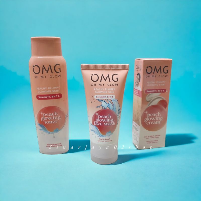 OMG Oh My Glow Paket 3in1 Cream Toner &amp; Facial Wash