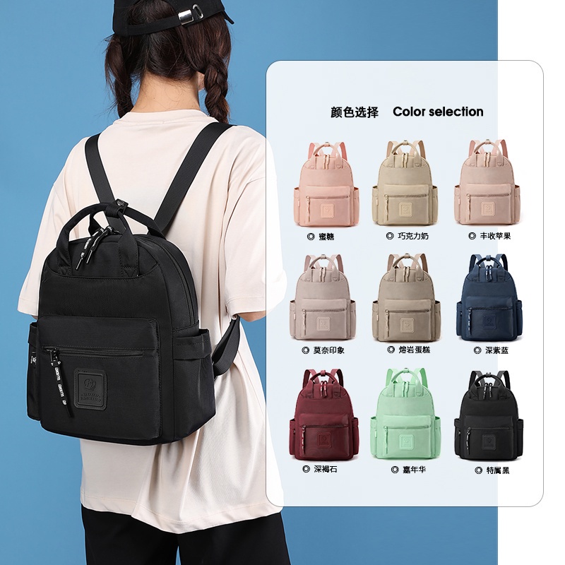 Tas ransel BOBO FASHION 3201 Tas ransel wanita original import tas wanita waterproof