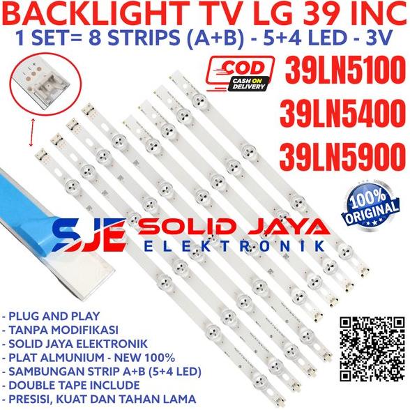 BACKLIGHT TV LED LG 32 INC 39LN5100 39LN5400 39LN5900 39LN LAMPU BL LED 3V MATA CEKUNG KECIL 3 KANCI
