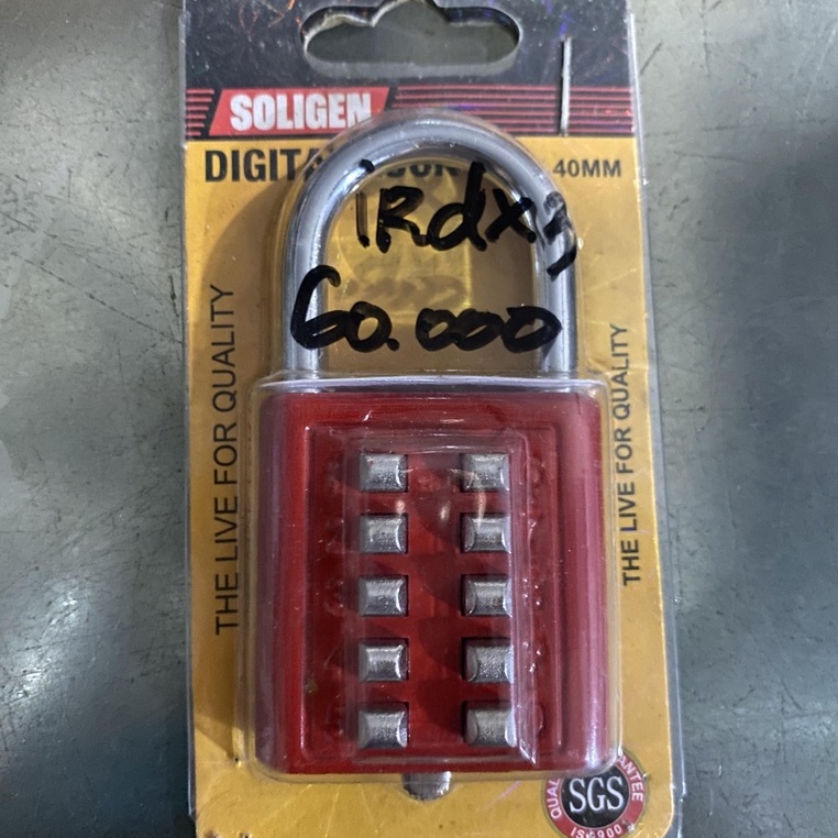 Gembok Kode SOLIGEN 40mm