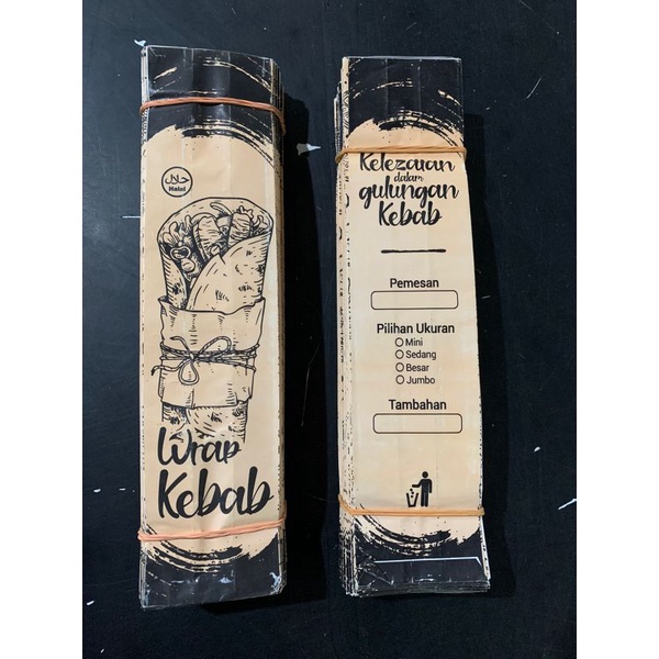 

Packing Kebab Coklat