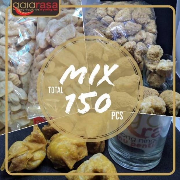 

Toping Seblak Baso Aci PAKET MIX 150pcs Cuanki Lidah Siomay dan Baso T