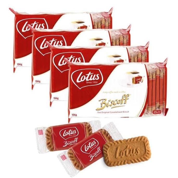 

Lotus Biscoff Biscuit 25pcs Original Caramelised Biskuit Kayu Manis