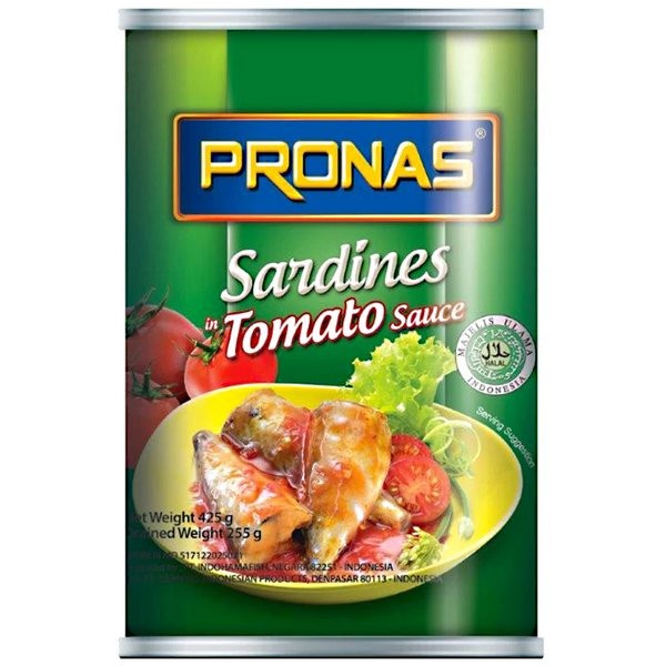 

Pronas Sardines Tomato Sauce 155gr