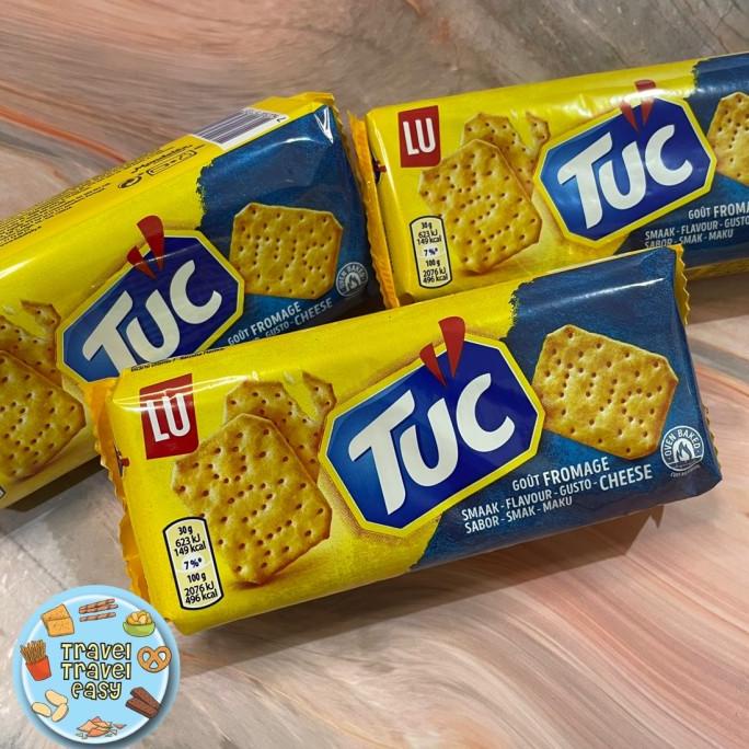 

LU TUC Crackers Cheese Kraker Rasa Keju 100gr Snack Import Asin Cookie