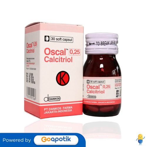 OSCAL 0.25 MCG BOTOL 30 KAPSUL