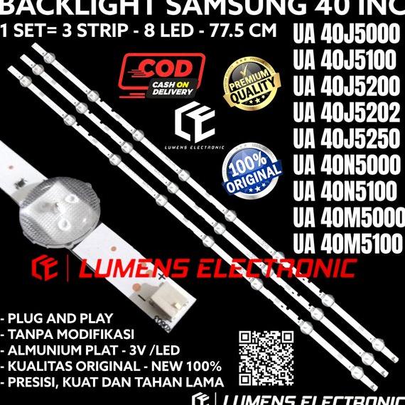 BACKLIGHT TV LED SAMSUNG 40 INC UA 40J5000 40J5100 40J5200 40J5202 40N5000 40N5100 40M5000 40M5100 L
