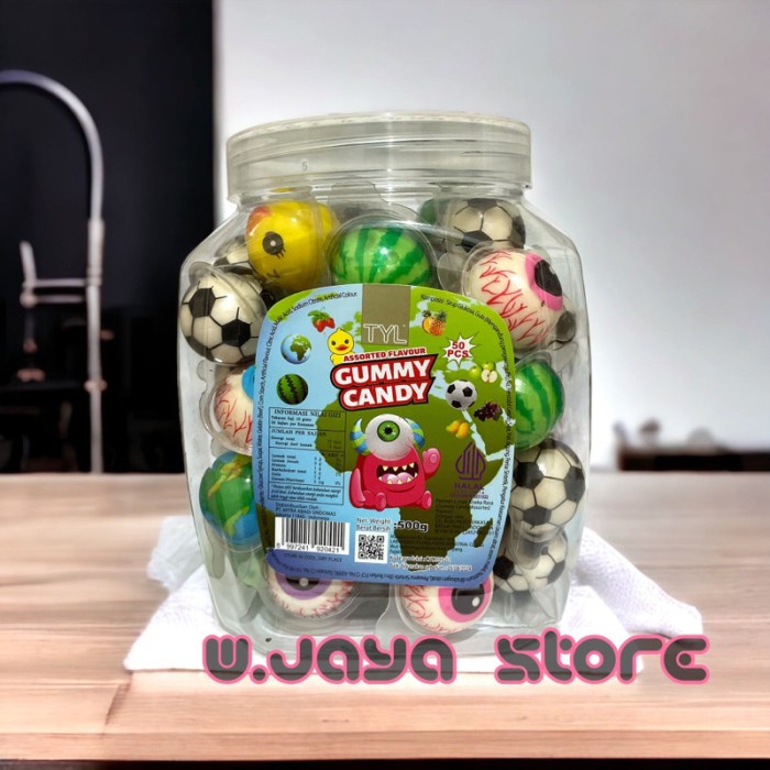 

TYL Gummy Candy Assorted Flavour Halal 50pc