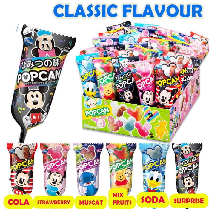 

POP CAN LOLLIPOP CANDIES 30 PCS