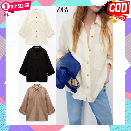 Atasan Wanita Kekinian Cala Blouse Kemeja Crinkle Premium Kemeja Blouse Crinkle Terbaru 2023 Fwg Blo