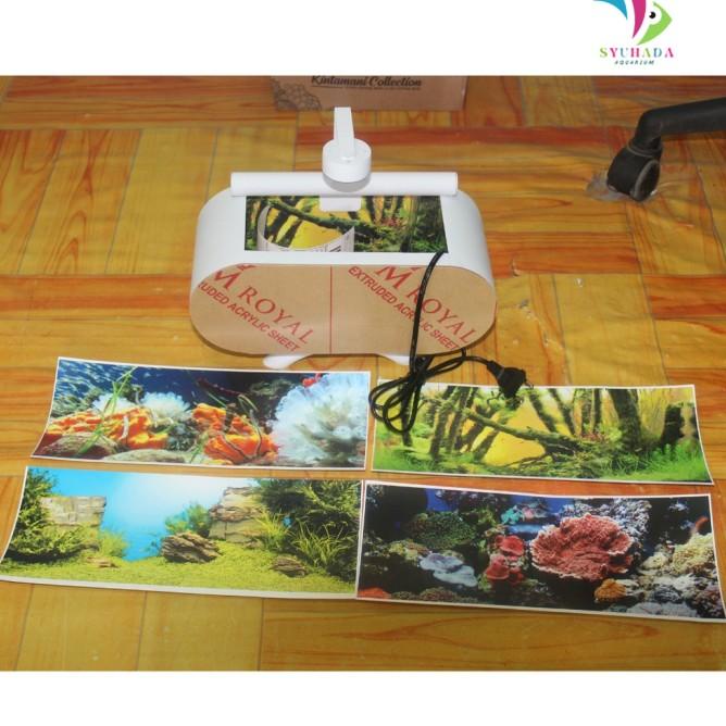 Tsm3 New. [Cod] Termurah  1 Set Aquarium Mini Akrilik Pipa Pvc