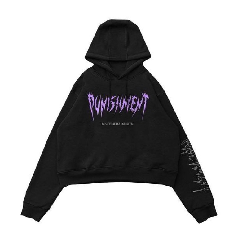 CHEKOUT HOODIE CROP ORIGINAL PUNISHMENT FREE SETIKER